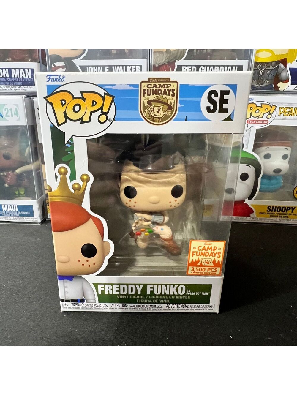 Funko Pop Freddy Funko as Polka Dot Man 2023 Camp Fundays SDCC LE 3500 SE